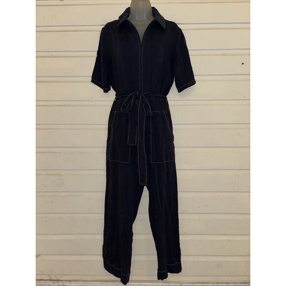 NWT Oh Seven Days Short Sleeve Beatrice Jumpsuit Size XS - Picture 1 of 8